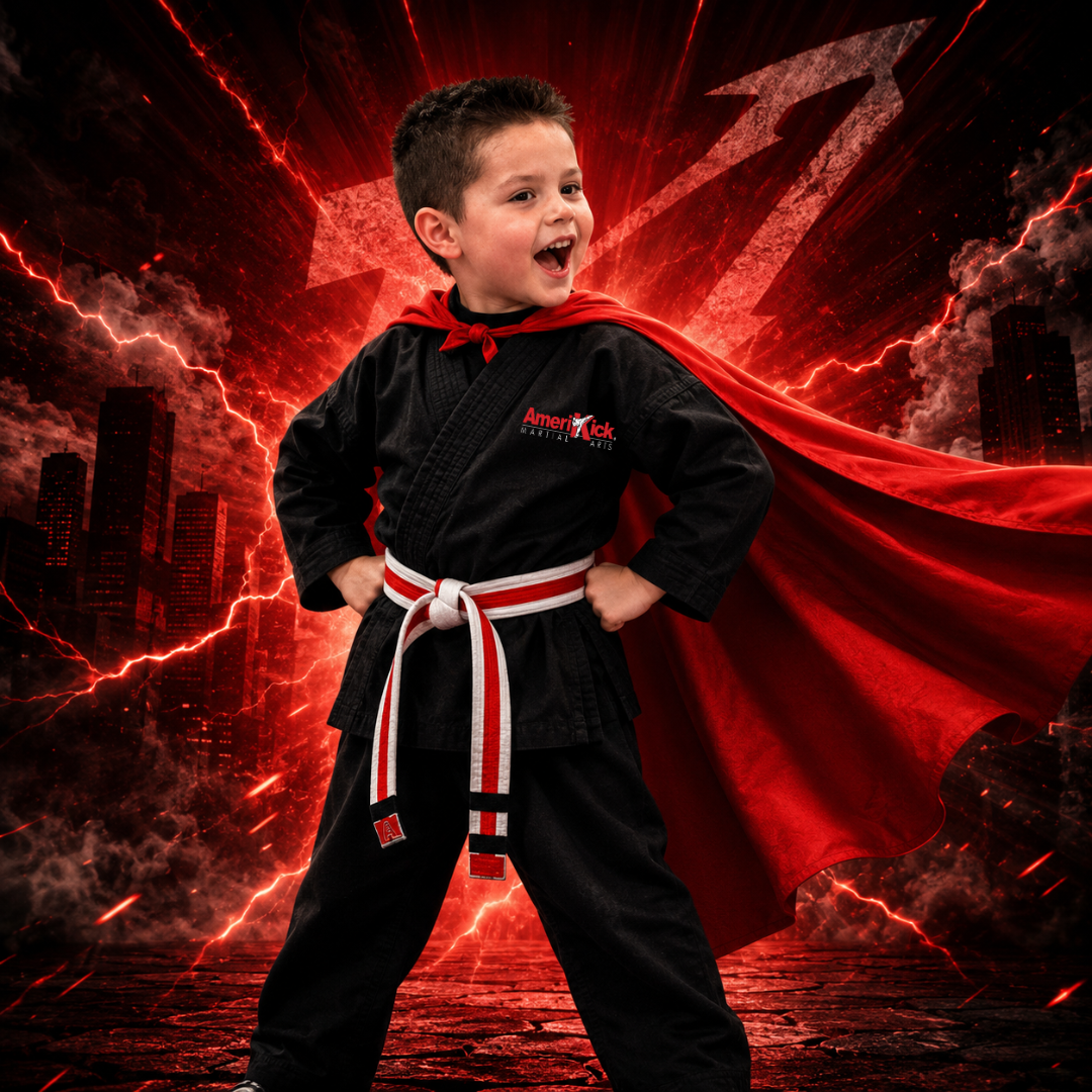 AmeriKick Tigers Super Hero Training